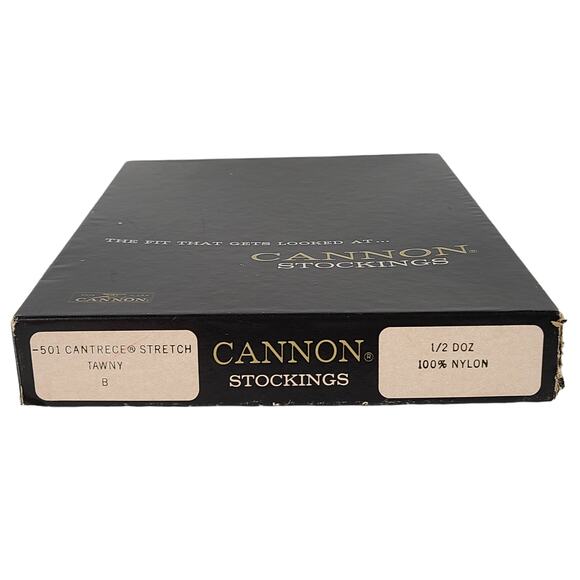 Vintage Cannon Stocking box 9.75".x 7.5" Box only - Picture 2 of 9